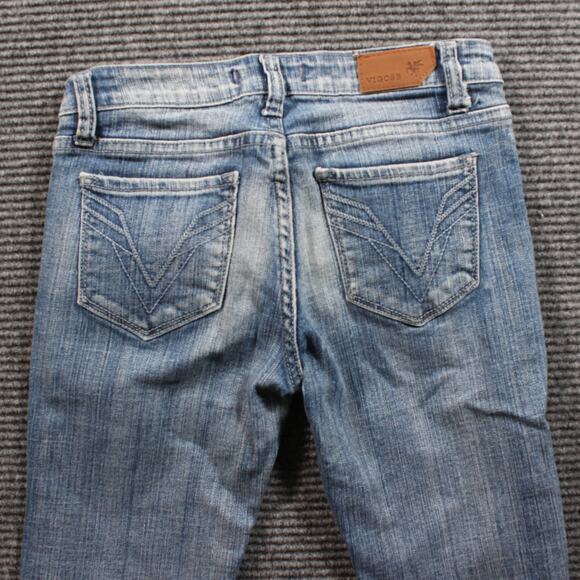 VIGOSS Jeans Women's 1 Blue Slim Straight Stretch - Picture 5 of 8